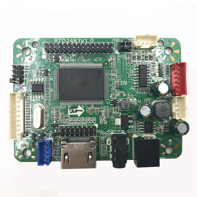 RTD2483 V1.0 LVDS Поддержка сигнала разрешение 1920x1080 FHD ЖК-панель ЖК-контроллер плата