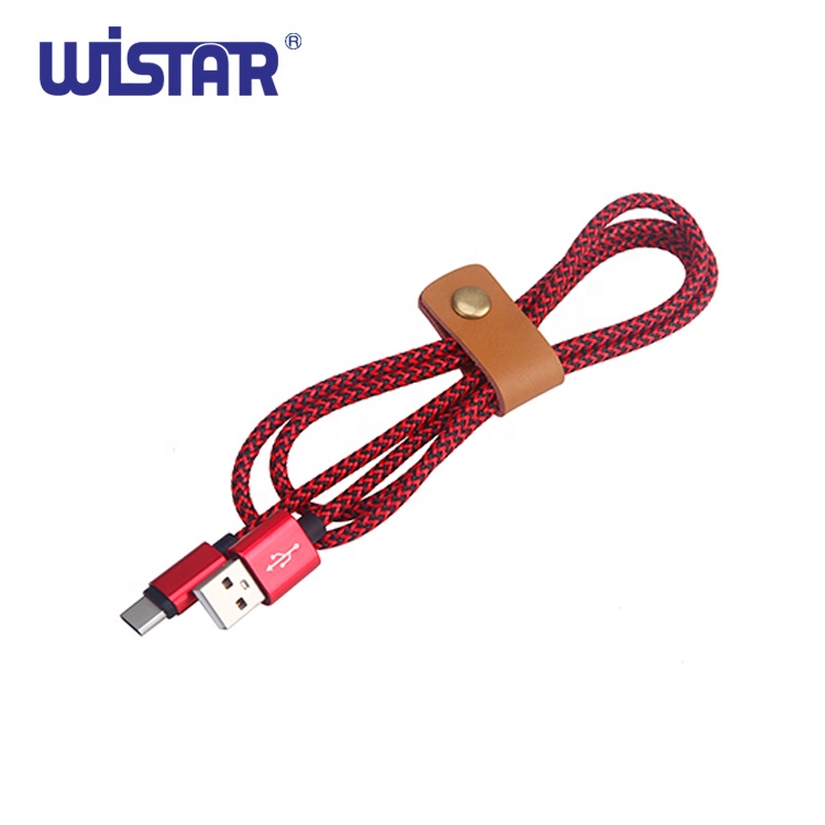 Кабель для зарядки и передачи данных с металлической оплеткой типа C usb 2,0