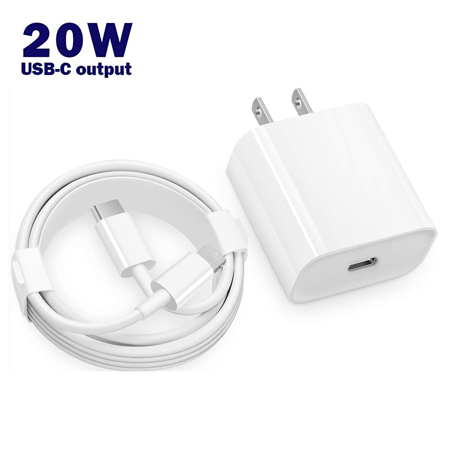 New product 2021 US EU UK AU PD 20W usb c cable mini portable fast charging usb cable wall charger For iphone 13 charger