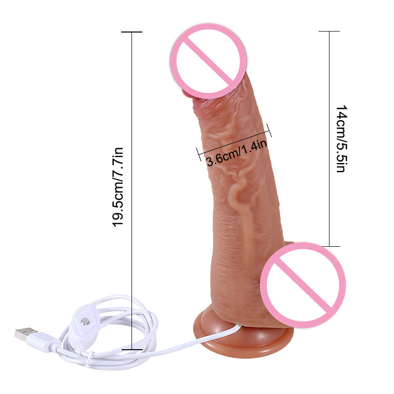 Hot Selling Simulation Liquid Silicone Swing Sex Toys Vibrator Women Dildo