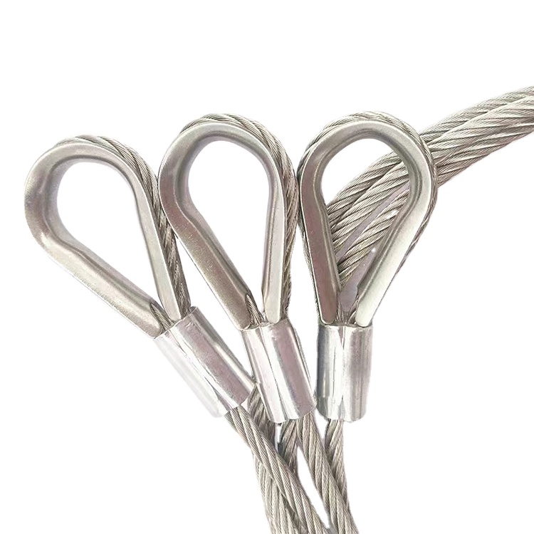 Wholesale 8MM Aircraft Cable With Iron Core Galvanized Steel Rope Sling For Heavy Construction