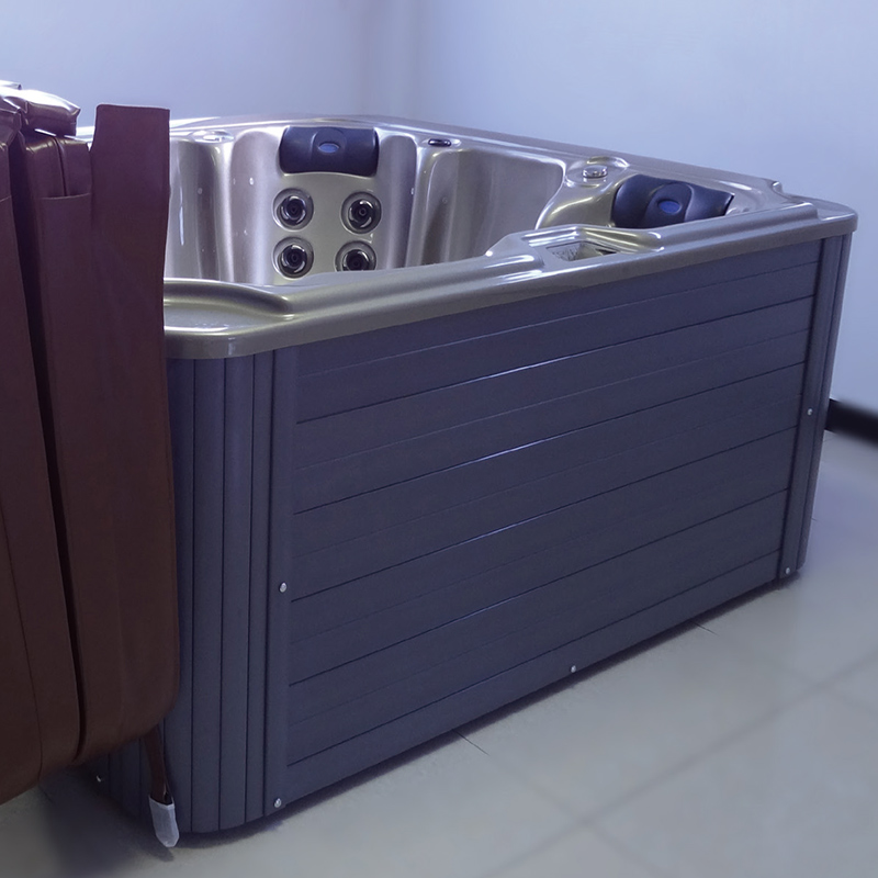 Hot sell plastic wood skirt panel Embossed ps material hot tub skirt moisture proof hot tub wood panels
