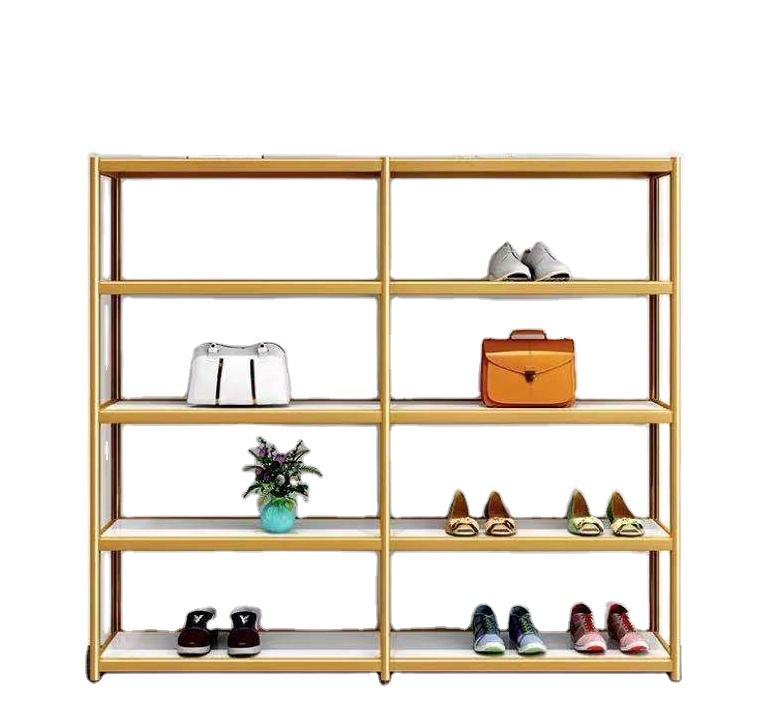 XinJun factory luxury open aluminum shoe shelf