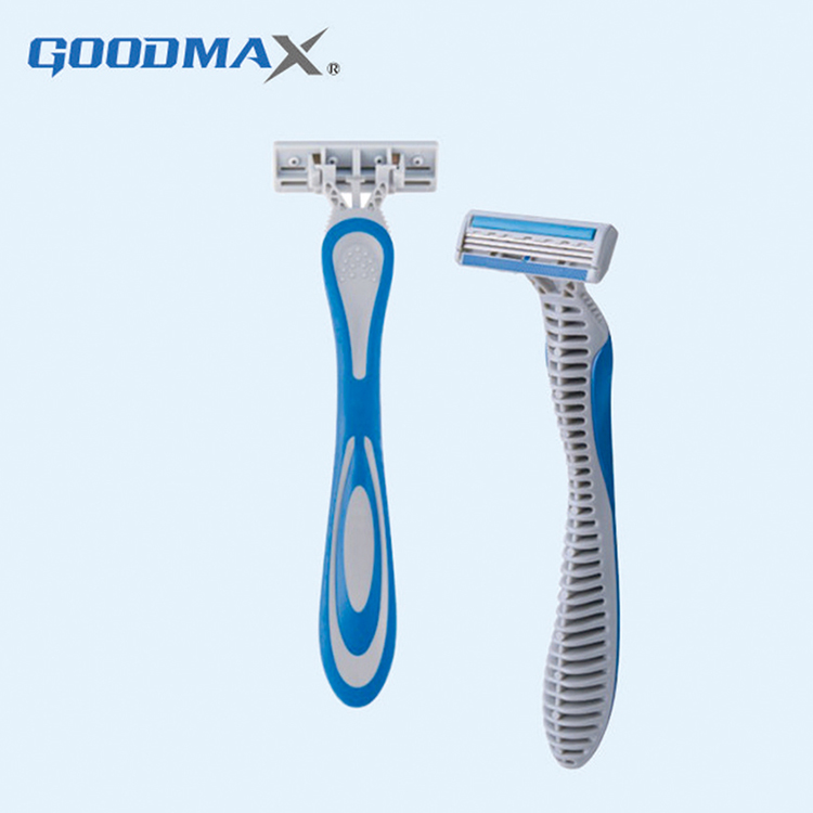 OEM Cheap Hotel Grey Triple Blade Safety Disposable Razor For Man
