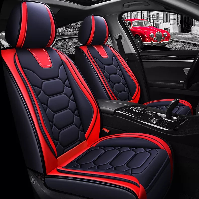Лидер продаж 2023, оптовая продажа, роскошные автомобильные чехлы на сиденья под заказ, комплект сменных кожаных чехлов для автомобильных сидений, универсальные автомобильные чехлы