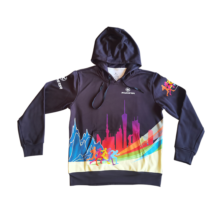 Low Moq Custom Logo Quick Dry Polyester Mesh Fabric Oversized Pullover Hoodies