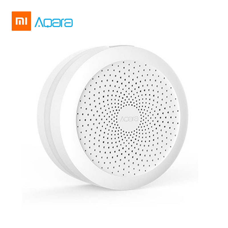 Блок управления умным домом Aqara Gateway, хаб с RGB подсветкой, работает с приложением Apple Homekit
