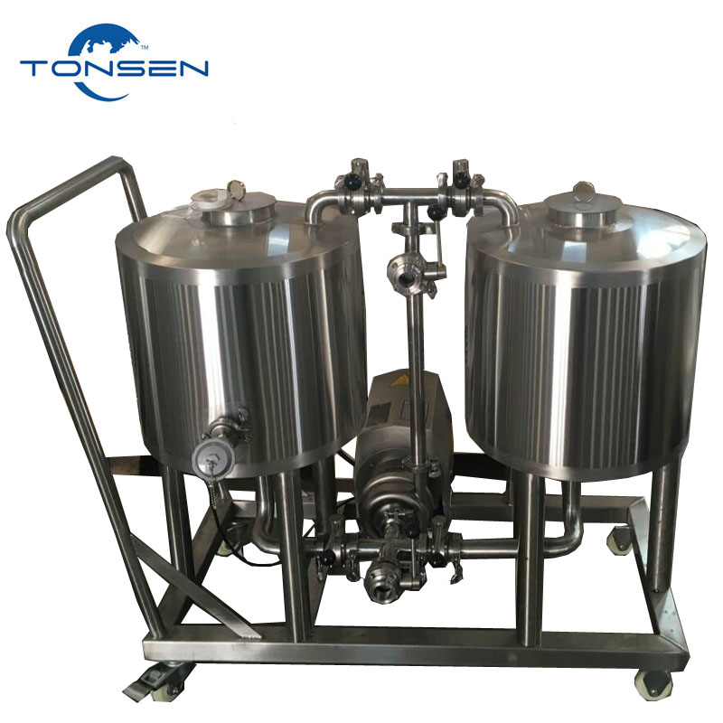 wine craft beer brewing equipment brewhouse system equipment CIP Car