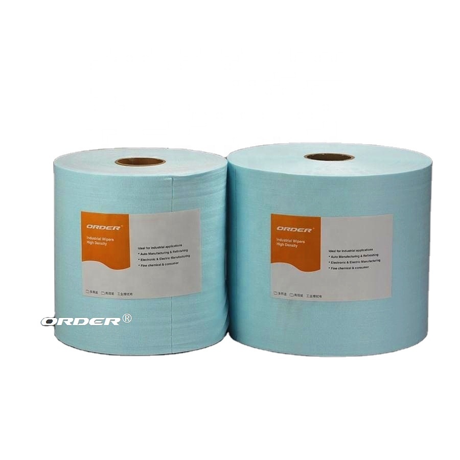 Aluminum Alloy Automobile Parts perforated roll cellulose polyester industrial cleaning workshop Cleaning Towels