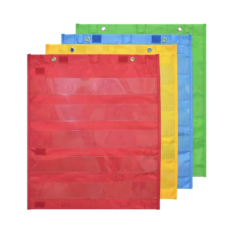 New product Classroom 4 Pack Learning Products Magnetic Pocket Chart Squares