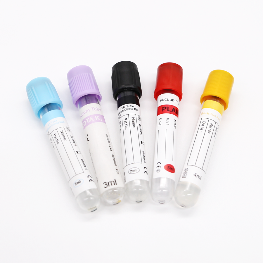 Medical EDTA Plain Gel and Clot Activator Vacuum Blood Collection Tube