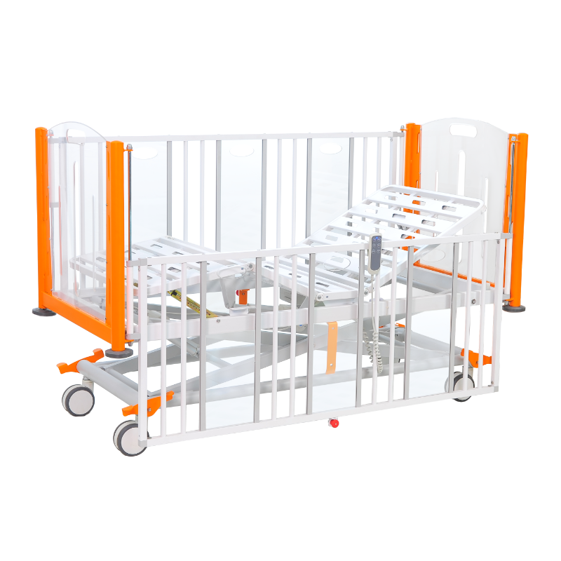 Acrylic Bedside Guardrail Electric 3 Function Children's Medical Bed crib For Sale