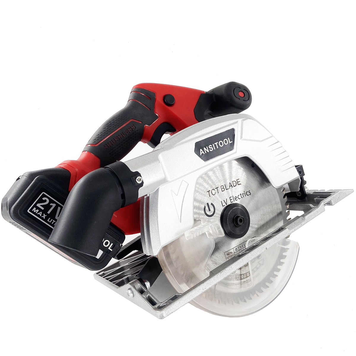 High Performance 185mm 18V Brushless Cordless Tools Electric Circular Saw Machine For Wood Cutting