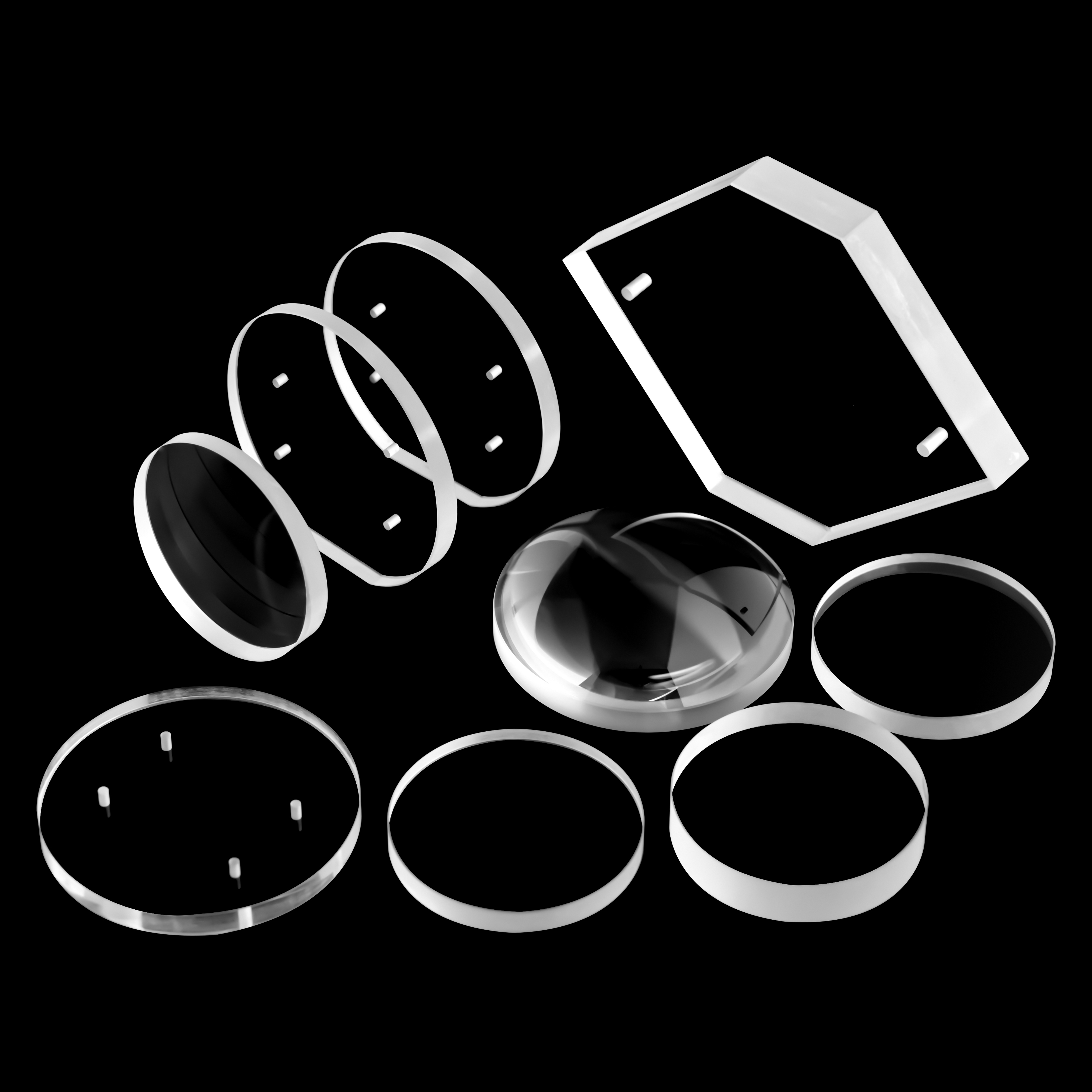 IR Window CaF2/BaF2/MgF2/LiF (Filter)