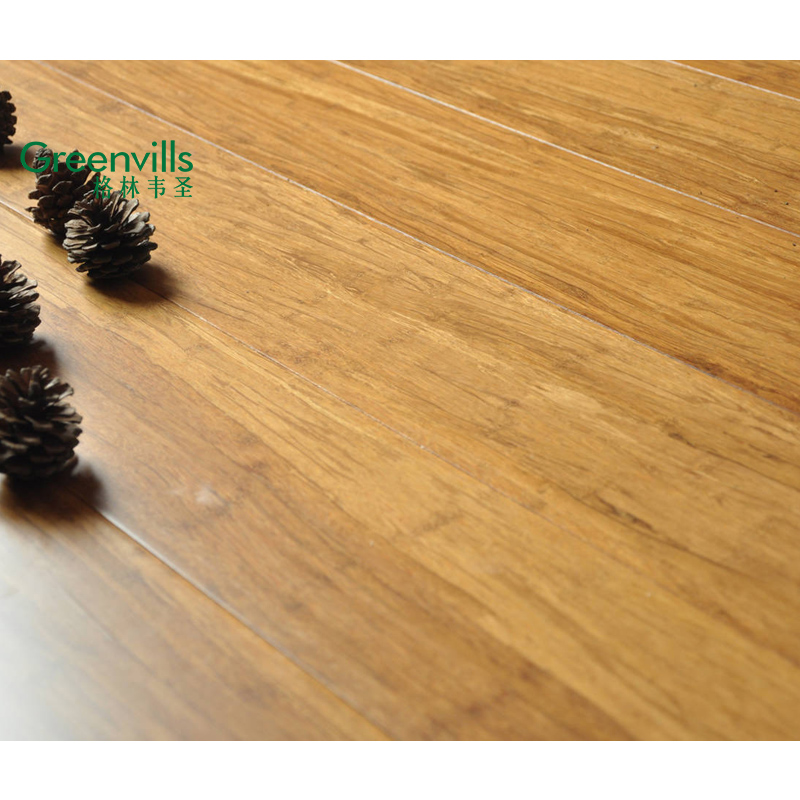 High density strand woven bamboo flooring factory wholesale cheap price carbonized solid bamboo floor