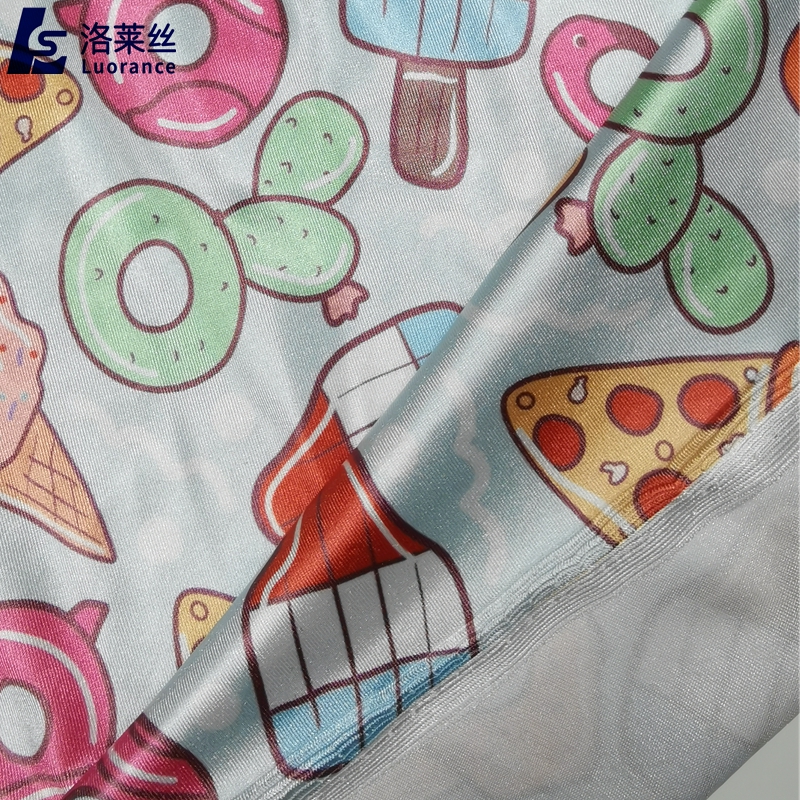 Custom lycra printed swimwear fabric stretch bikini custom fabric printing
