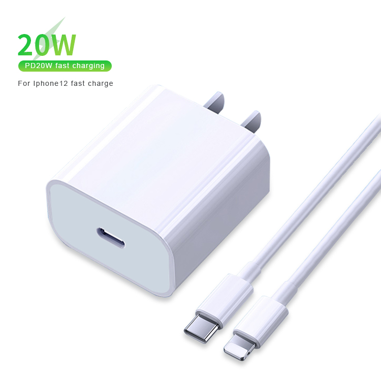 Ес, сша, USB-C адаптера переменного тока 20 вт для apple, кабель usb TYPE-C с функцией быстрой зарядное устройство адаптер зарядное устройство быстрой зарядки usb зарядное устройство для iphone 12