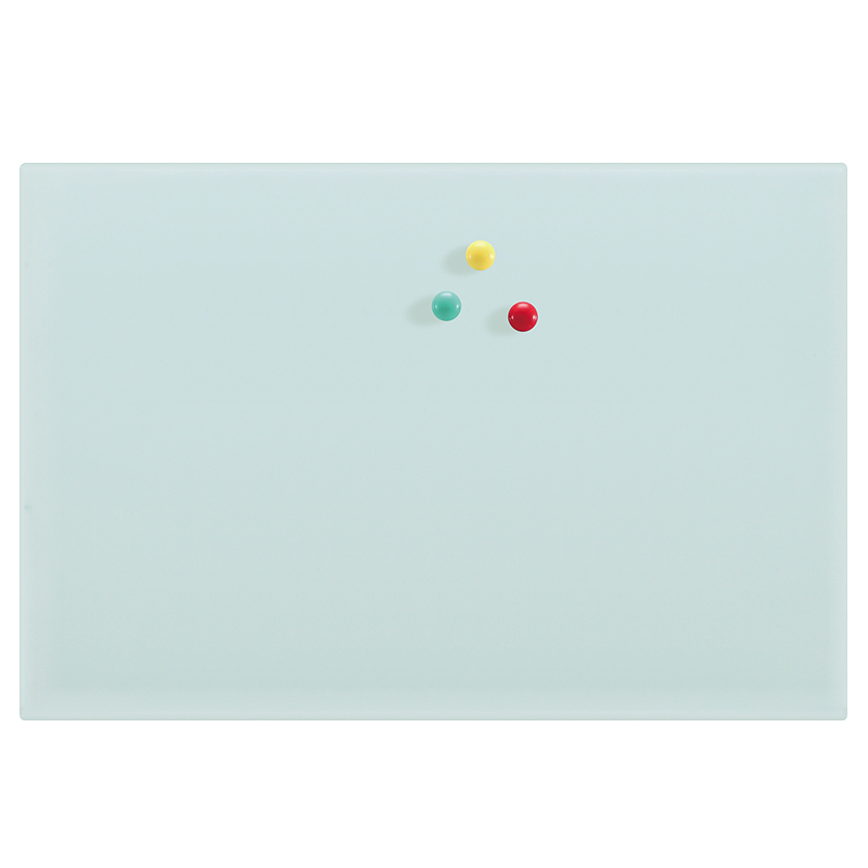 Glass board high quality frameless option Desktop dry erase wall mounted colorful magnetic whiteboad with tempred glass surface