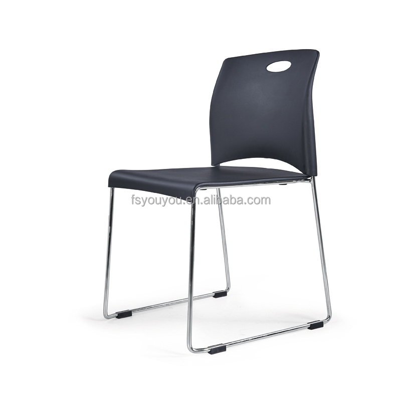 Outdoor Student Chair training plastic Chair Metal Style office home hall dining used