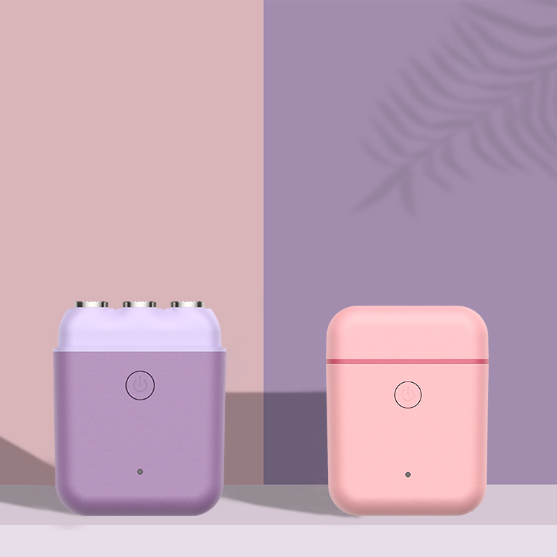 Водонепроницаемая USB портативная мини электробритва для женщин эпилятор для удаления волос Женская бритва для лица ZPSTRONG вращающийся диск