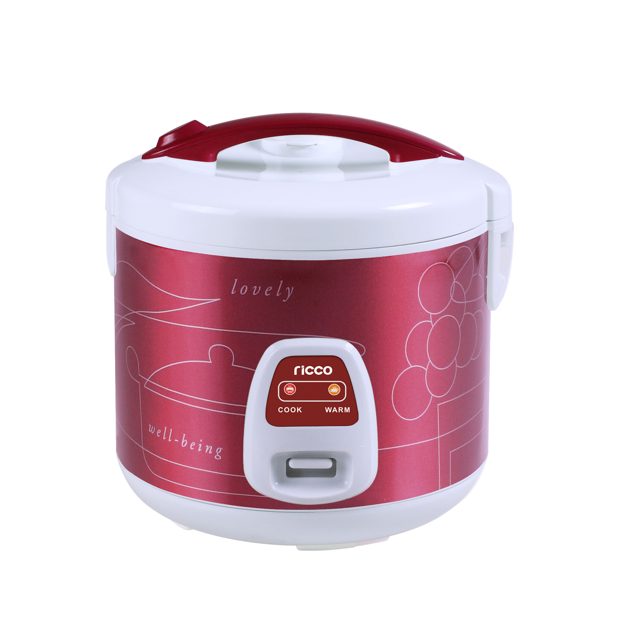 1.8L 700W 10 cups rice cooker with measuring cup and spoon