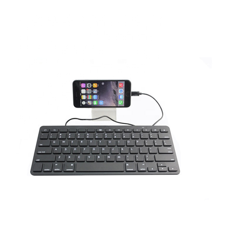 MFI Lightning коннектор ультратонкая Проводная клавиатура для iPad Air 78 клавиш