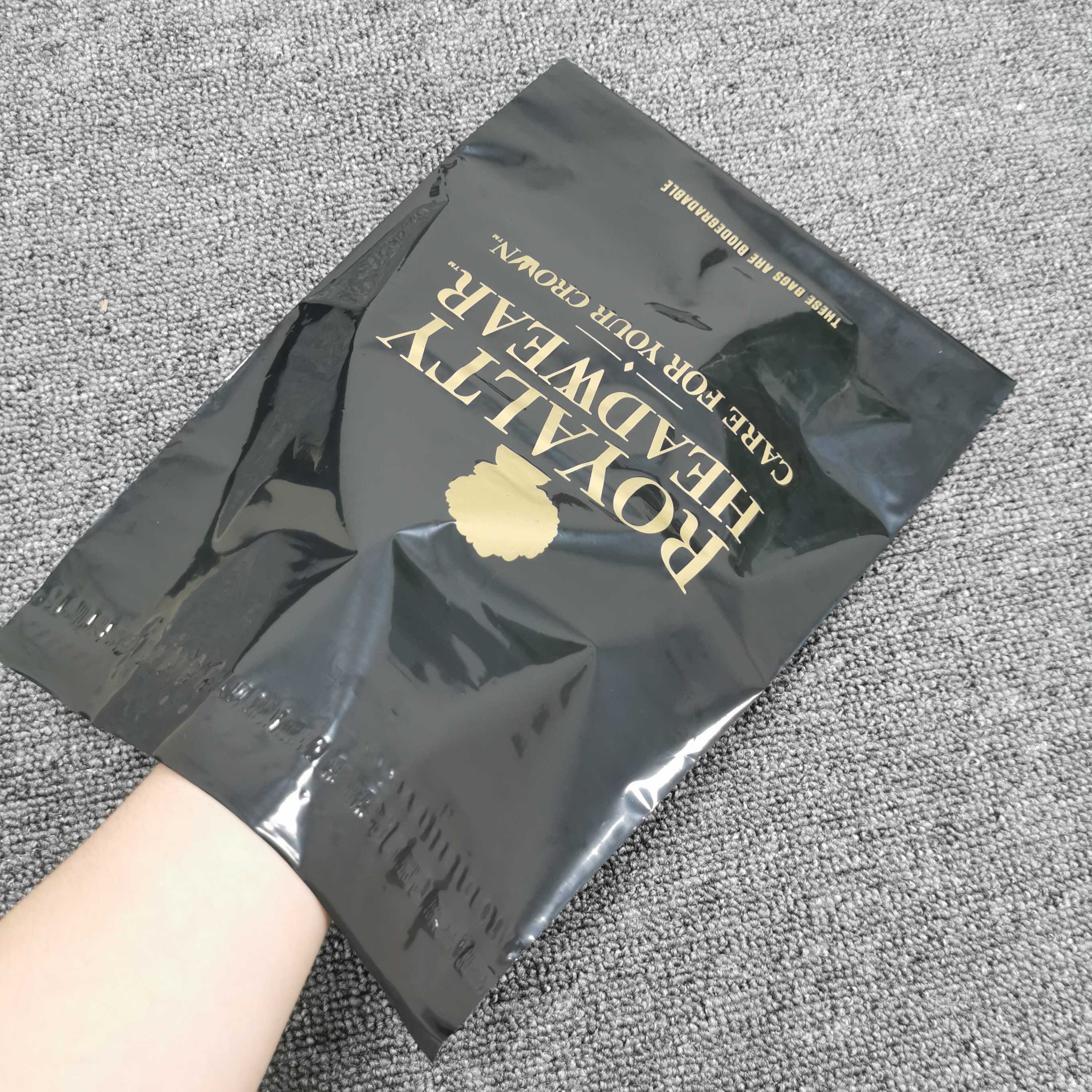 Изготовленный из кукурузного крахмала биоразлагаемый и Компостируемый курьерский пластиковый упаковочный пакет для доставки с пользовательским логотипом