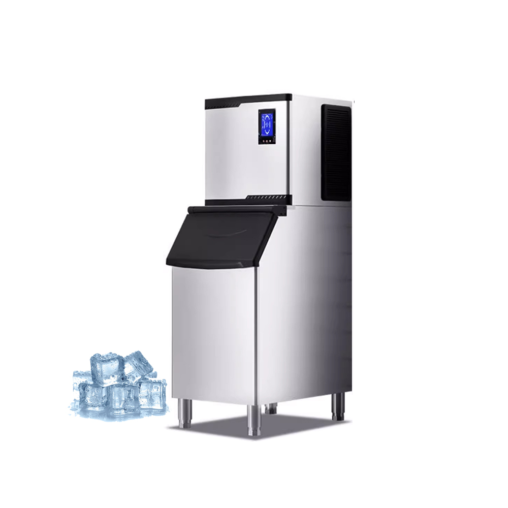 Rebirth to 500KG Commercial Automatic Cube Commercial Ice Maker Best Sale 40KG Black Electric Plastic Snow Ice Machine R290