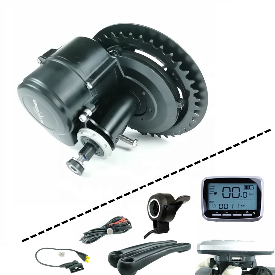 Tongsheng tsdz2 250w mid drive motor kit conversion bike