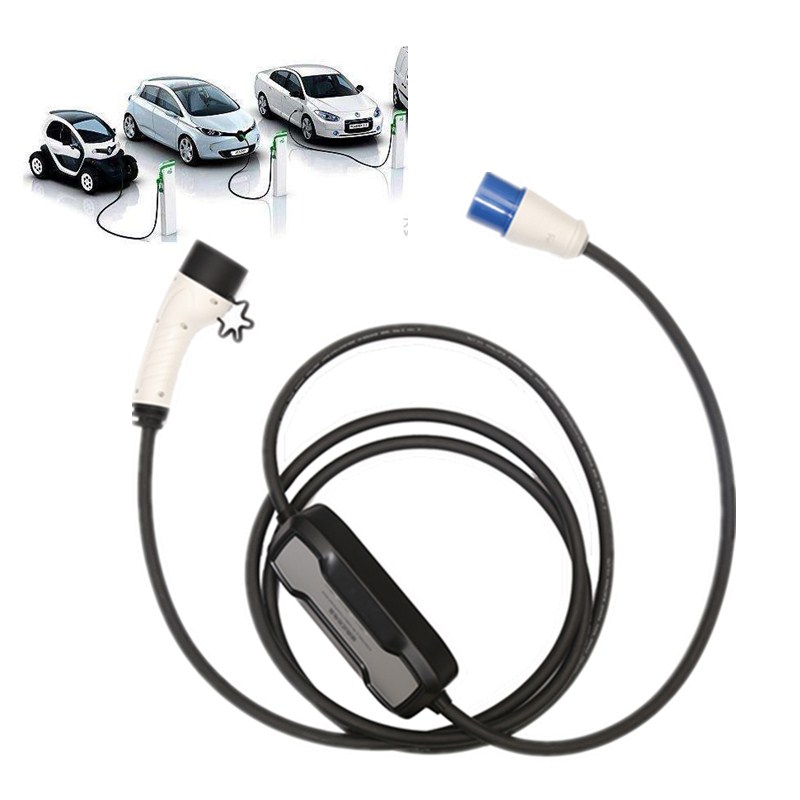 32A Three Phase Type 2 To Type 2 Plug EV Charging Cable