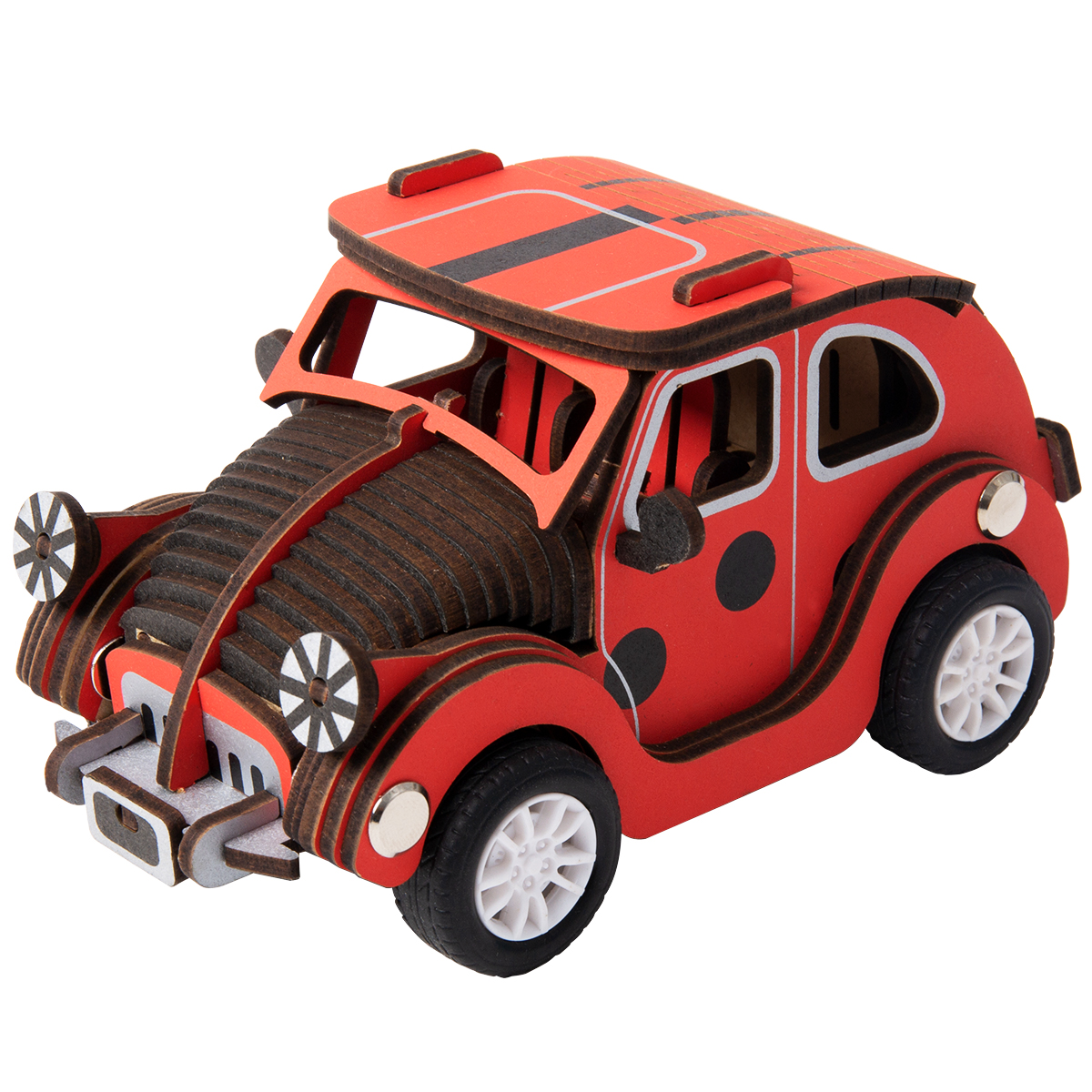 Фабричная деревянная игрушка, автомобиль, 3D Деревянный пазл, «сделай сам», Обучающие Детские игрушки, деревянные поделки, пазл для детей, подарки