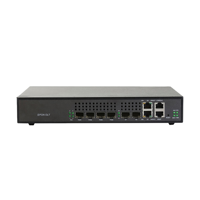 4-портовый OLT стеллаж для выставки товаров OLT EPON 4PON смарт управления сетью