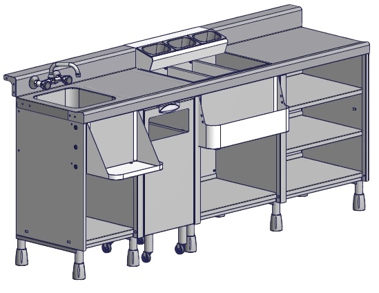 Stainless steel West Kitchen Equipment ,Kitchen Project Special Design in Australia