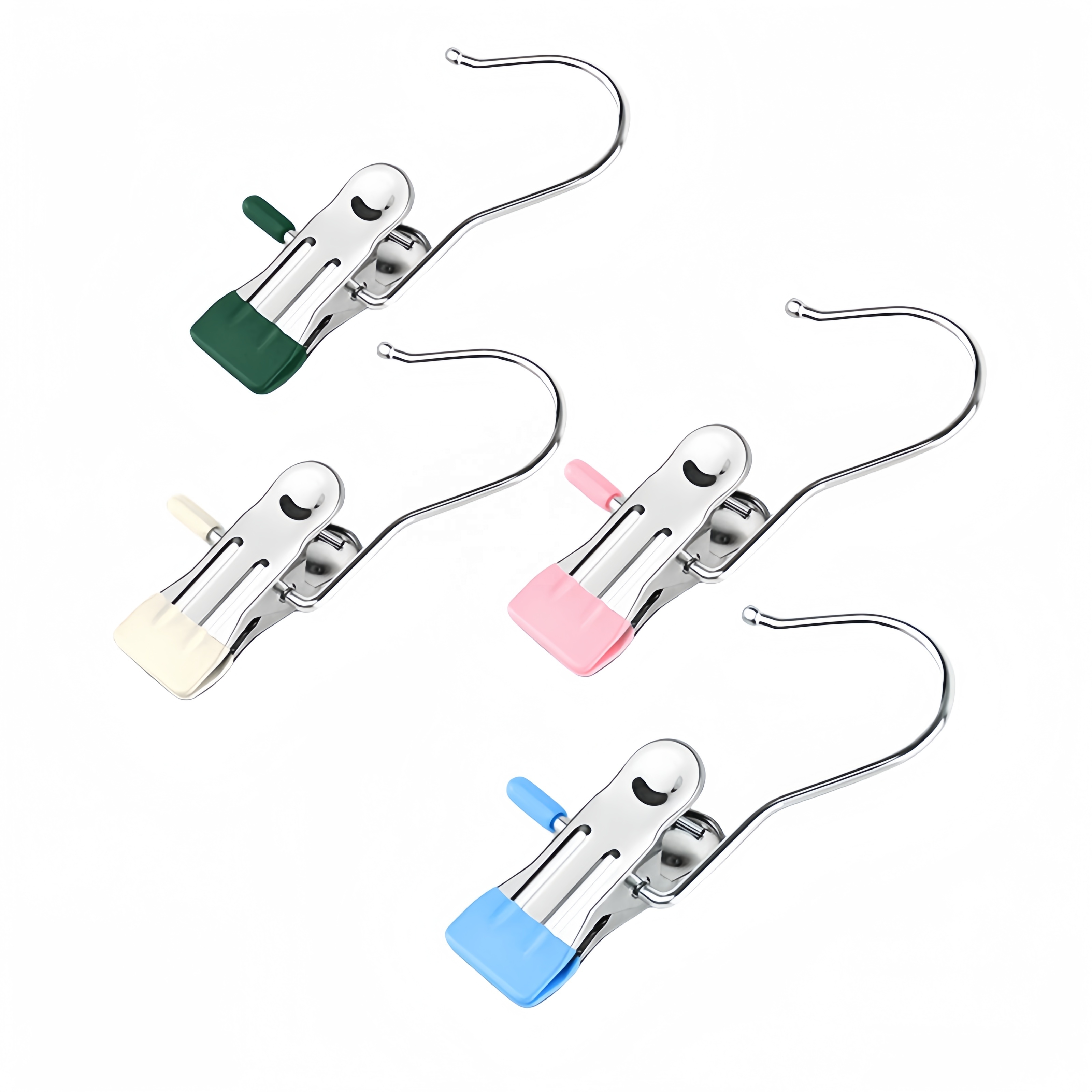 Durable Multi-Purpose Metal Clothespins Laundry Chip Clips Stainless Steel Clothes Clip For Home