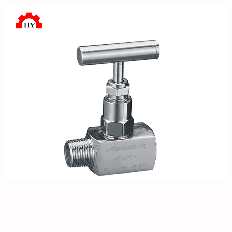 Stainless steel male and female standard gauge needle valve (1/8"- 2")