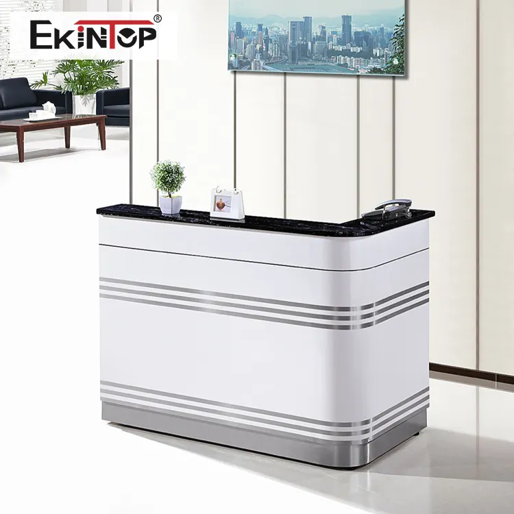 Luxury design wholesale front modern used wood office furniture counter reception desk