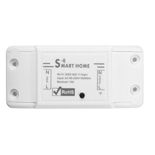Tuya 10A wifi умный выключатель с таймером, установка, приложение пульт дистанционного управления и alexa/google assistant Голосовое управление