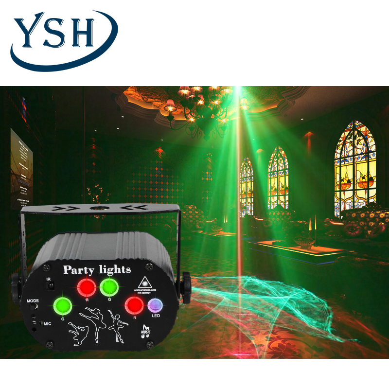 Hot LED dream laser light starry patterns beam projector lights USB Disco Strobe effect lamp for Club KTV home party