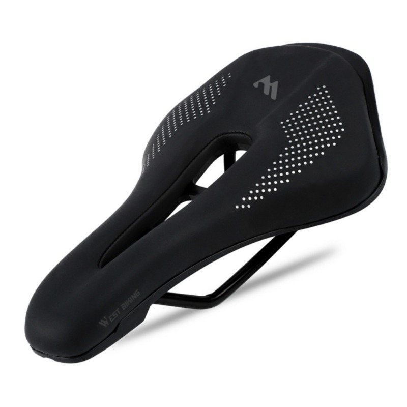 Bicycle Shockproof Saddle Breathable PU Leather Hollow Cushion Comfortable Road MTB Bike Saddle GEL Polyurethane