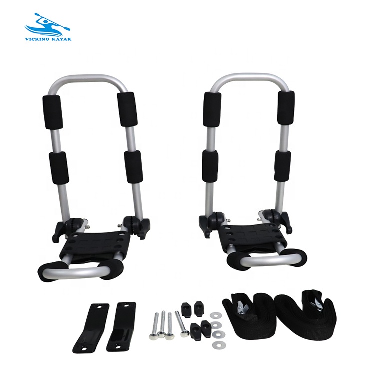 Single roof rack stainless steel aluminum for carry kayaks foldable