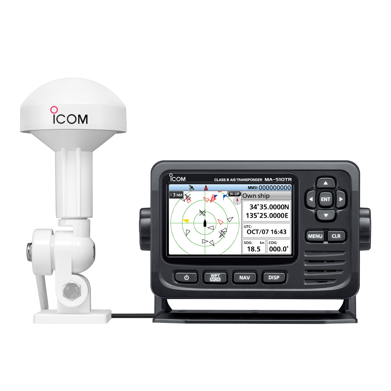 Морская Электроника морской навигации связи ICOM MA-510TR автоматической идентификации системы класса B корабль АИС