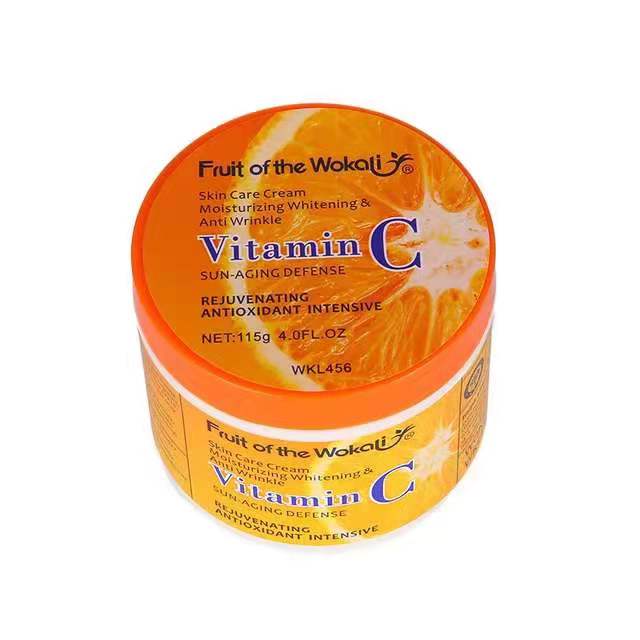 Wokali Pure Natural 115G Vitamin C Sun-Aging Defense Skin Care Cream with Moisturizing, Whitening & Anti-Wrinkle Function