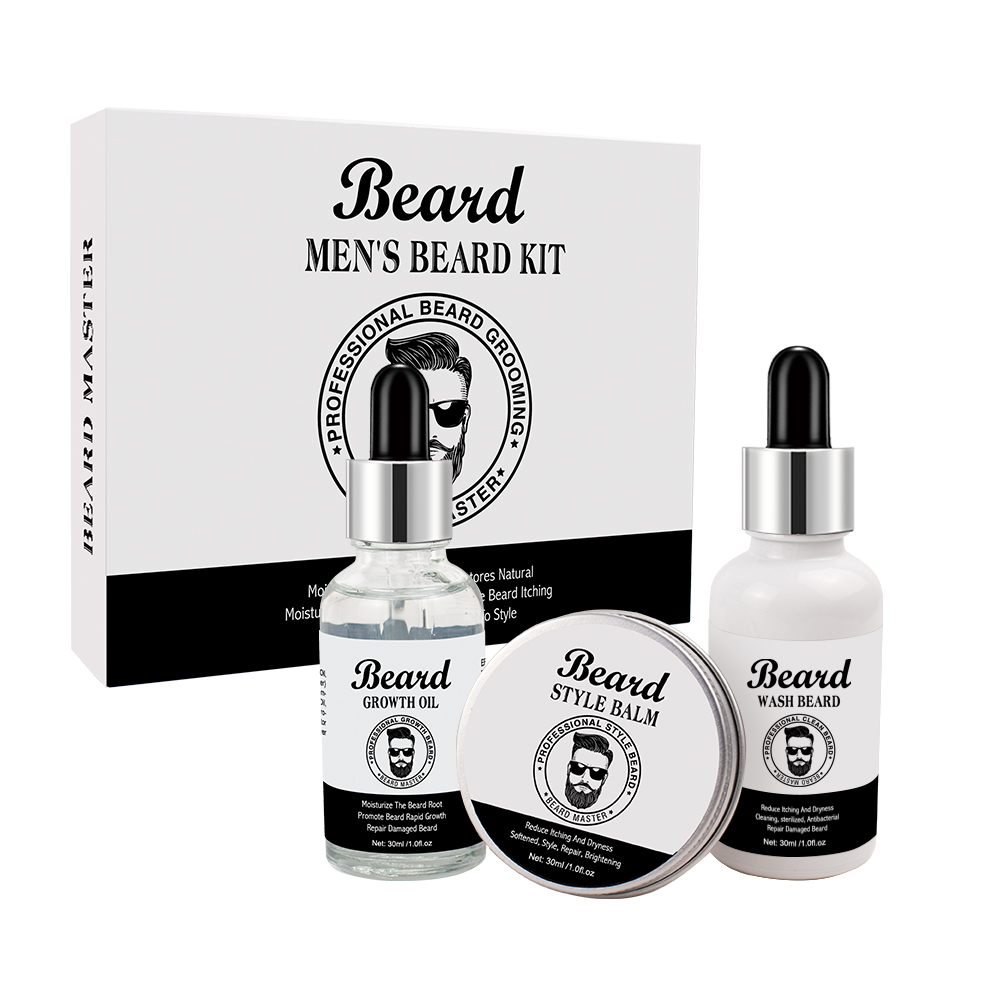 Aichun Men's Beard Kit Beauty Pure Nutrients Regrowth Essential Men Hair Beard Growth Oil for Men Care