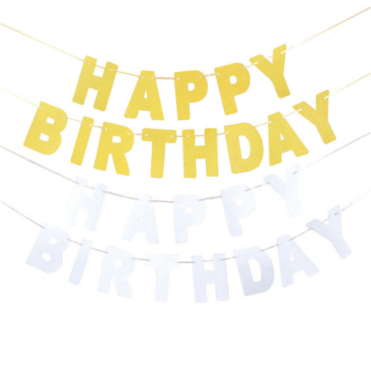 Wholesale wedding fonts letters birthday party flag decoration