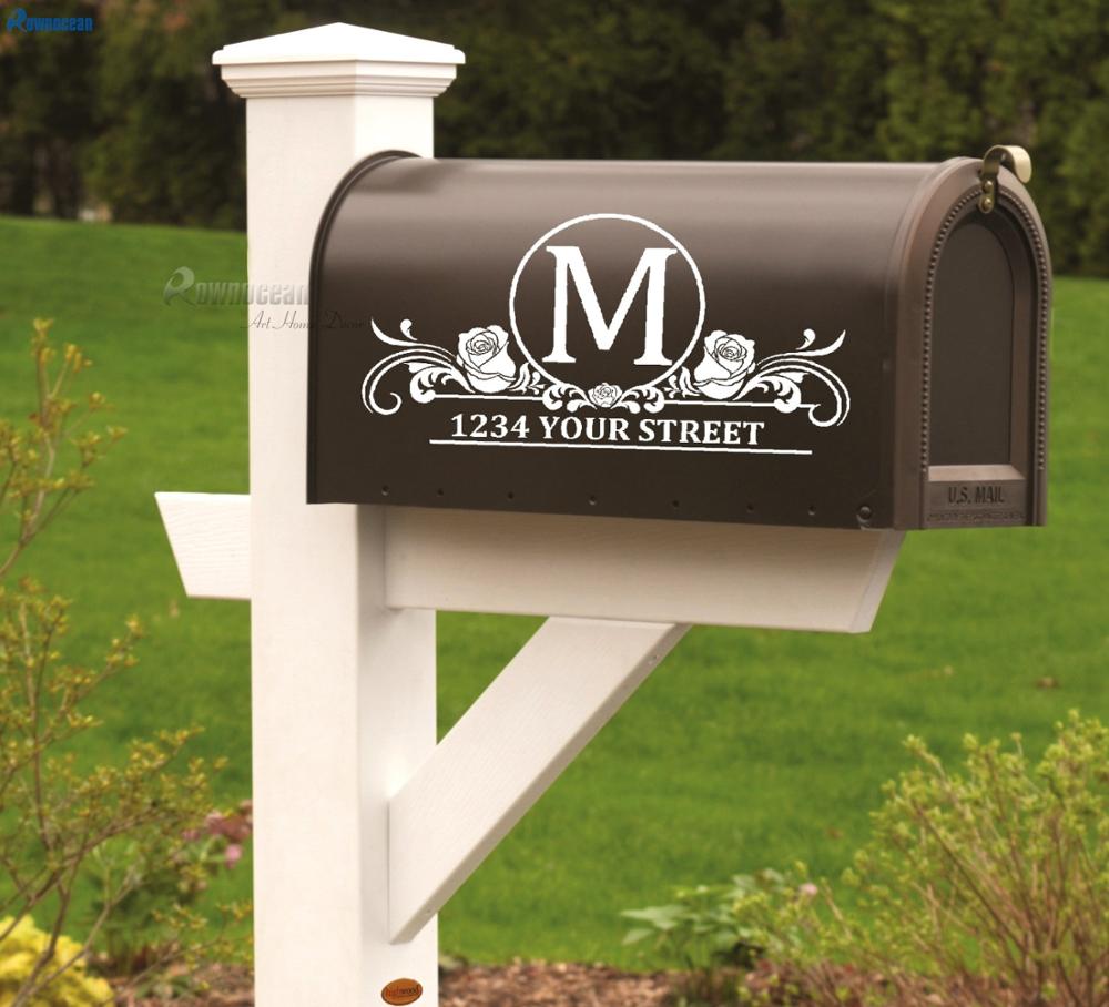 PRIMA post mounted mailbox garden decorative letter delivery box