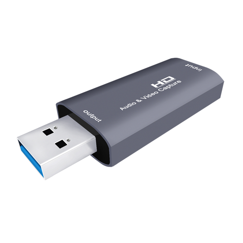 Карта видеозахвата Full HD-USB 2,0 1080P для потоковой передачи видео игр и прямого вещания