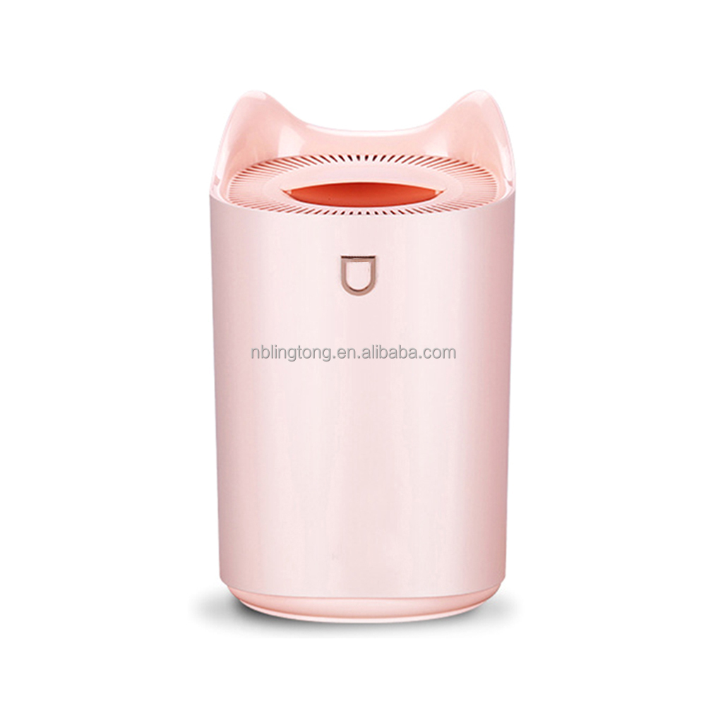 3000ML Dual Nozzles Cool Mist Maker Steam Humidifiers Cool Mist Diffuser Home Air Humidifier With Color LED Light Heavy Fog