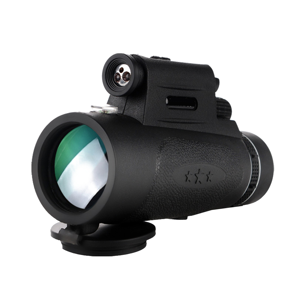 100x90 Monocular with Smartphone Holder Monocular Telescope with Telescopic Tripod for Birds Watchin