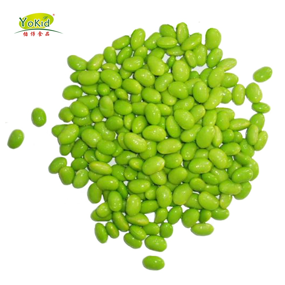 Wholesale IQF Fresh Frozen Broken Peeled Green Edamame Frozen Soy Beans