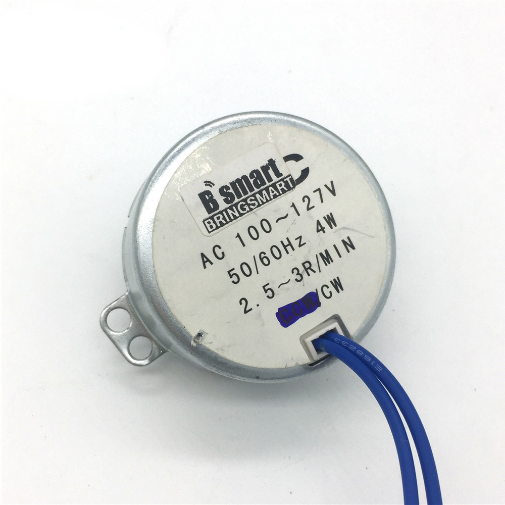 TYC50 4 Вт электромотором 220v110v AC синхронный микро двигатель 50/60 Гц переменного тока с постоянным магнитом, двигатель микроволновая печь мини Электрический автомобильный вентилятор с низким уровнем шума